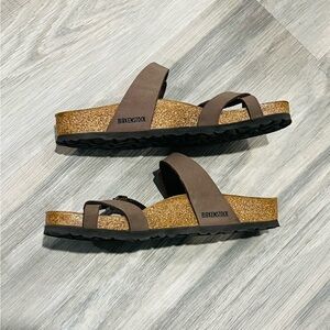 Birkenstock Tan Cross-Strap Sandals